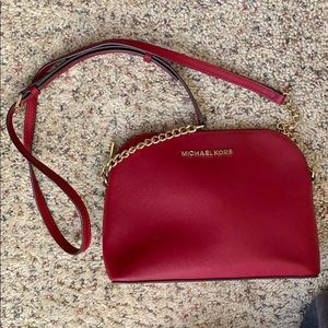 Red Michael kors bag